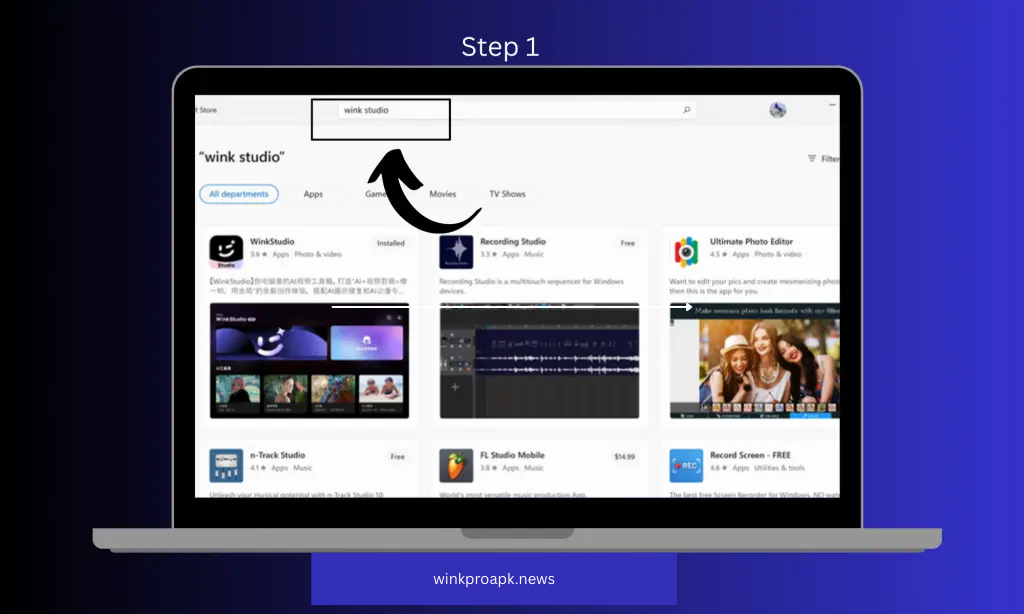 Wink Mod APK for PC