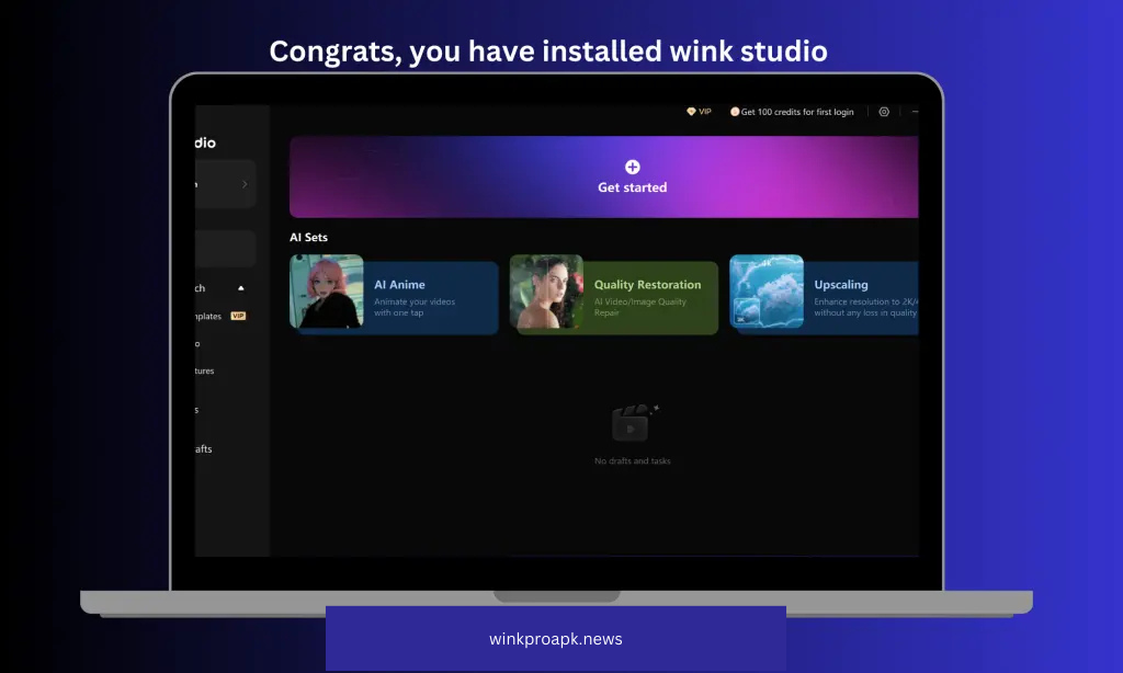 Wink Mod APK for PC